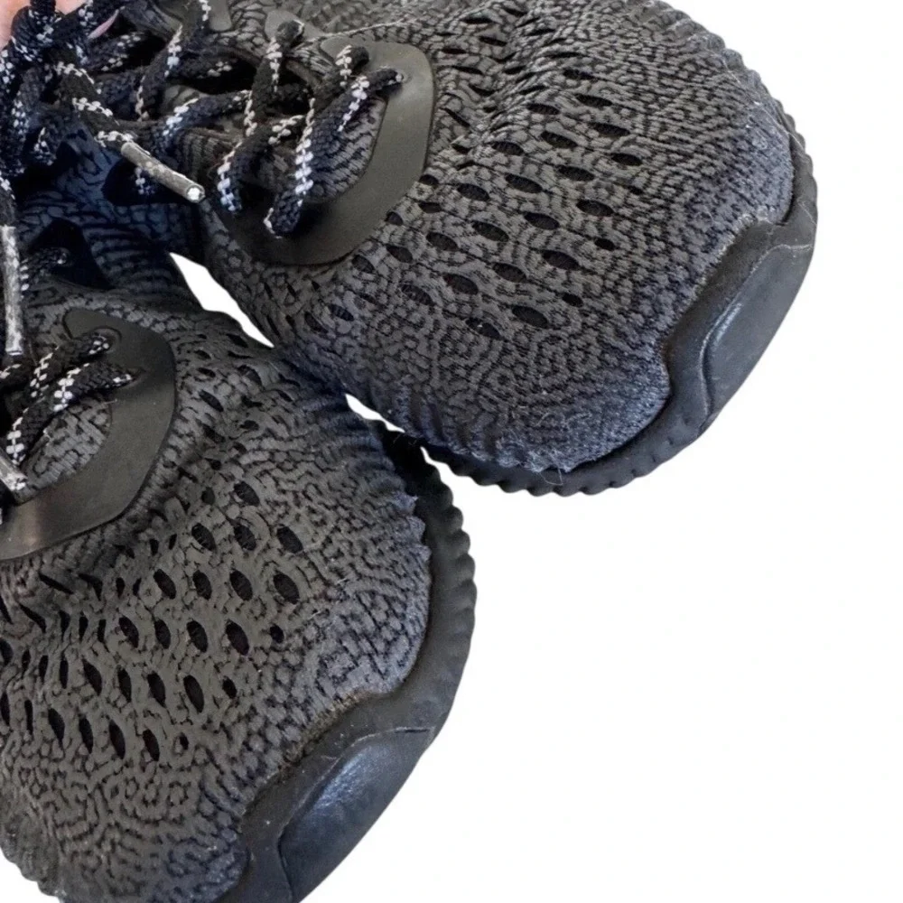 Adidas Alphabounce Triple Black Knit Running Shoes Sneakers Women's Size 6